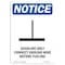 Signmission OSHA Notice Sign, 10" H, 7" W, Rigid Plastic, Gasoline Only Connect Sign With Symbol, Portrait OS-NS-P-710-V-13073 - alternate 1